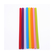 OEM Straight and Bent Shape Practical Bar Tools Food Grade BPA-Free Silicone Drinking Straw and Silicone straw headgear